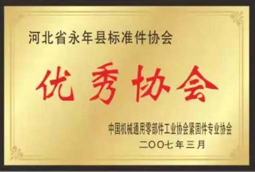 緊固件標(biāo)準(zhǔn)件生產(chǎn)廠(chǎng)家榮譽(yù)展示