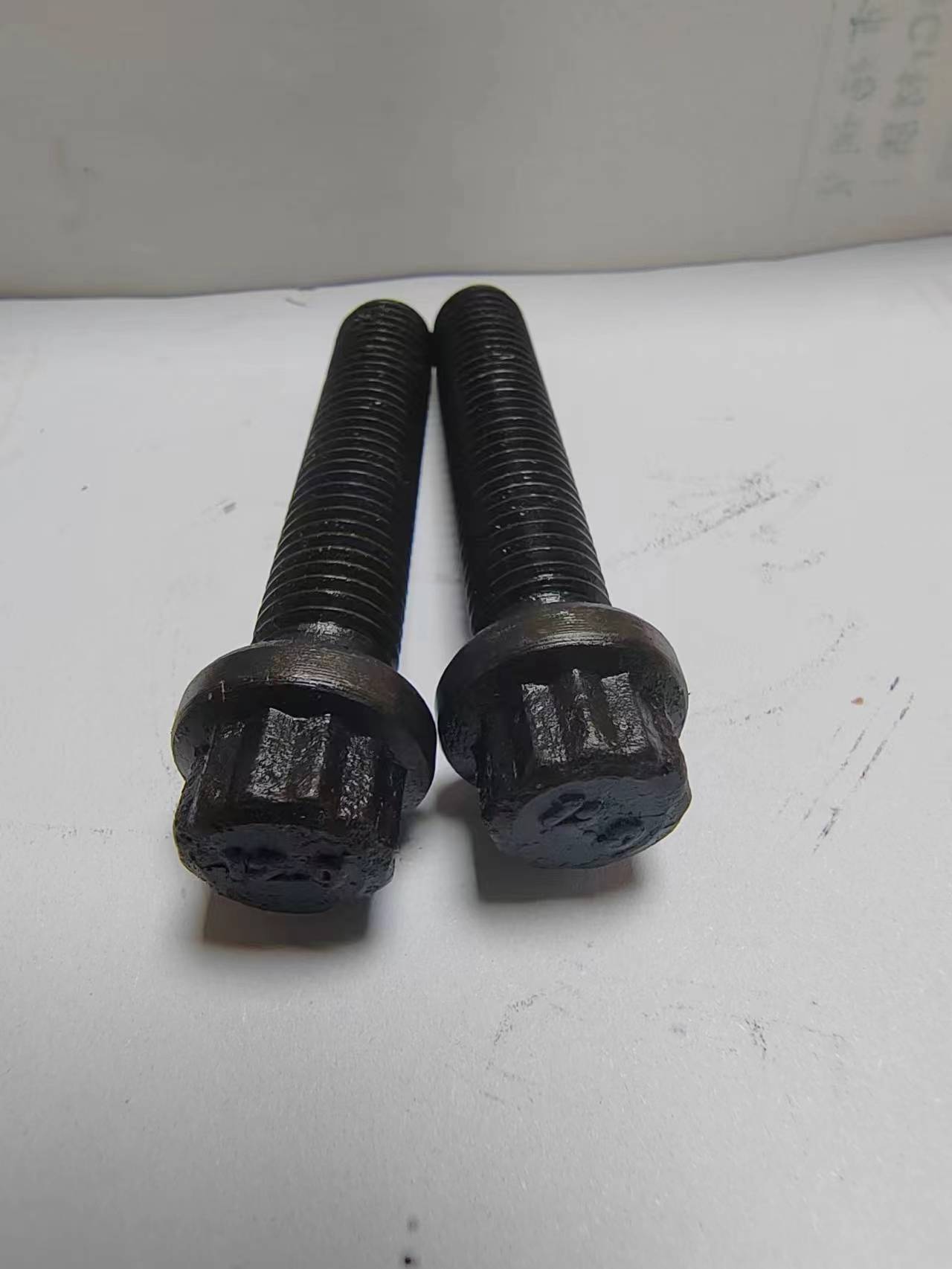 十二角頭全螺紋型高強(qiáng)度螺栓緊固件 十二角法蘭面螺栓 缸蓋螺栓